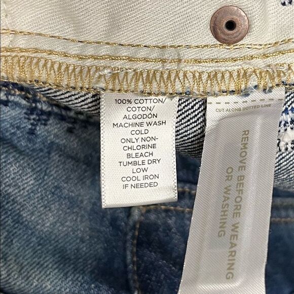 Loft denim stitched and frayed hem shorts sz 31/12 - Picture 3 of 8